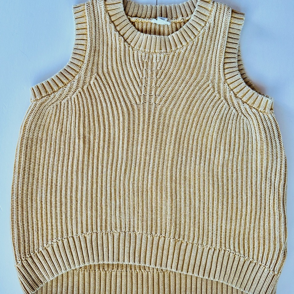 Tribal Jeans Chunky Knit Sweater Vest